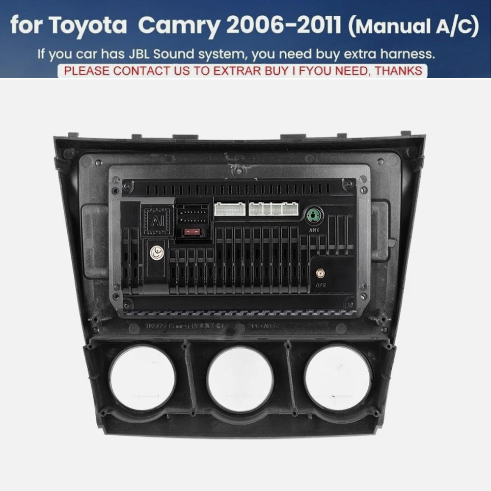 2Din Car Radio 9" Stereo Apple Carplay GPS Navi For Toyota Camry 2006-2011