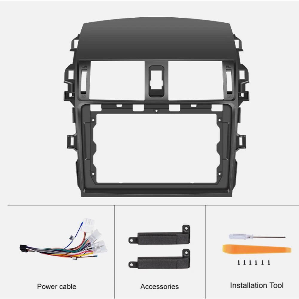 GPS For Toyota 2009-2013 Corolla 2Din Car Radio 9" Stereo Apple Carplay