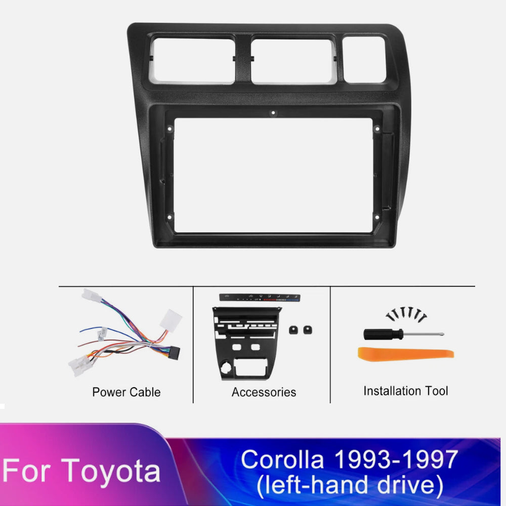 Navigator GPS 2Din Touchscreen Car Radio 9" Stereo For Toyota 1993-1997 Corolla