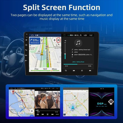 10" 2Din 4+64G 8Core Car Stereo Radio Apple Carplay Android 15.0 GPS 4G FM BT WIFI Navi