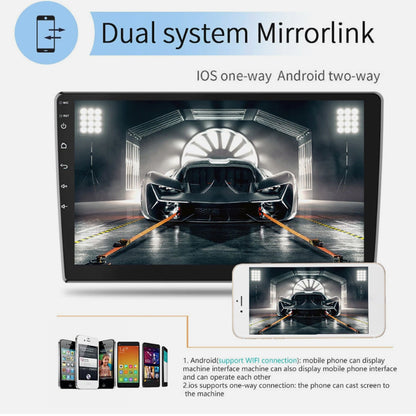 10" 2Din 4+64G 8Core Car Stereo Radio Apple Carplay Android 15.0 GPS 4G FM BT WIFI Navi