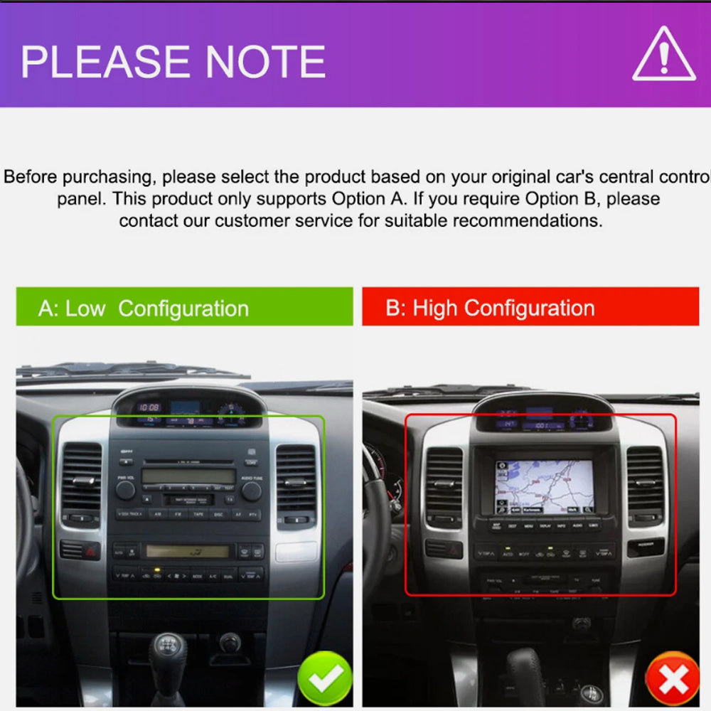 GPS Navigator 2Din Car Radio Apple Carplay 9" For Toyota 2003-2009 4Runner Audio