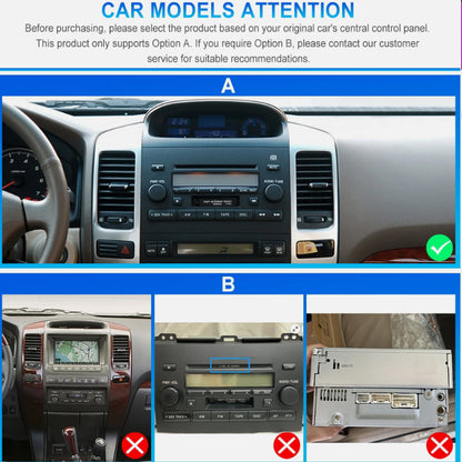 GPS Navigator 2Din Car Radio Apple Carplay 9" For Toyota 2003-2009 4Runner Audio