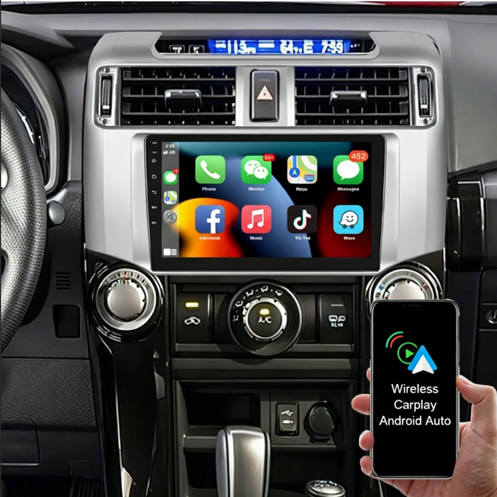 For Toyota 4 runner 2009-2019 Car Stereo Radio Apple Carplay Android 15.0 GPS Navi