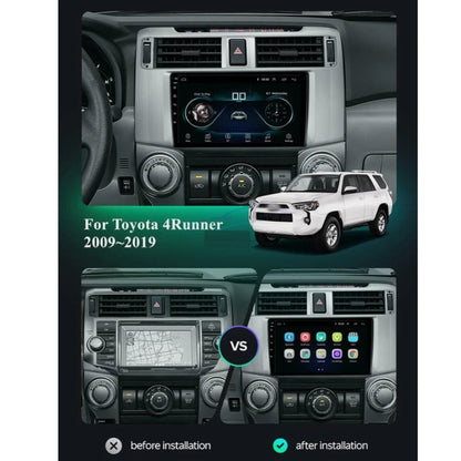 For Toyota 4 runner 2009-2019 Car Stereo Radio Apple Carplay Android 15.0 GPS Navi