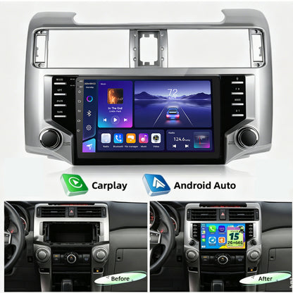 Car Radio 9" 2Din Stereo Touchscreen GPS Navigator For Toyota 4Runner 2010-2020
