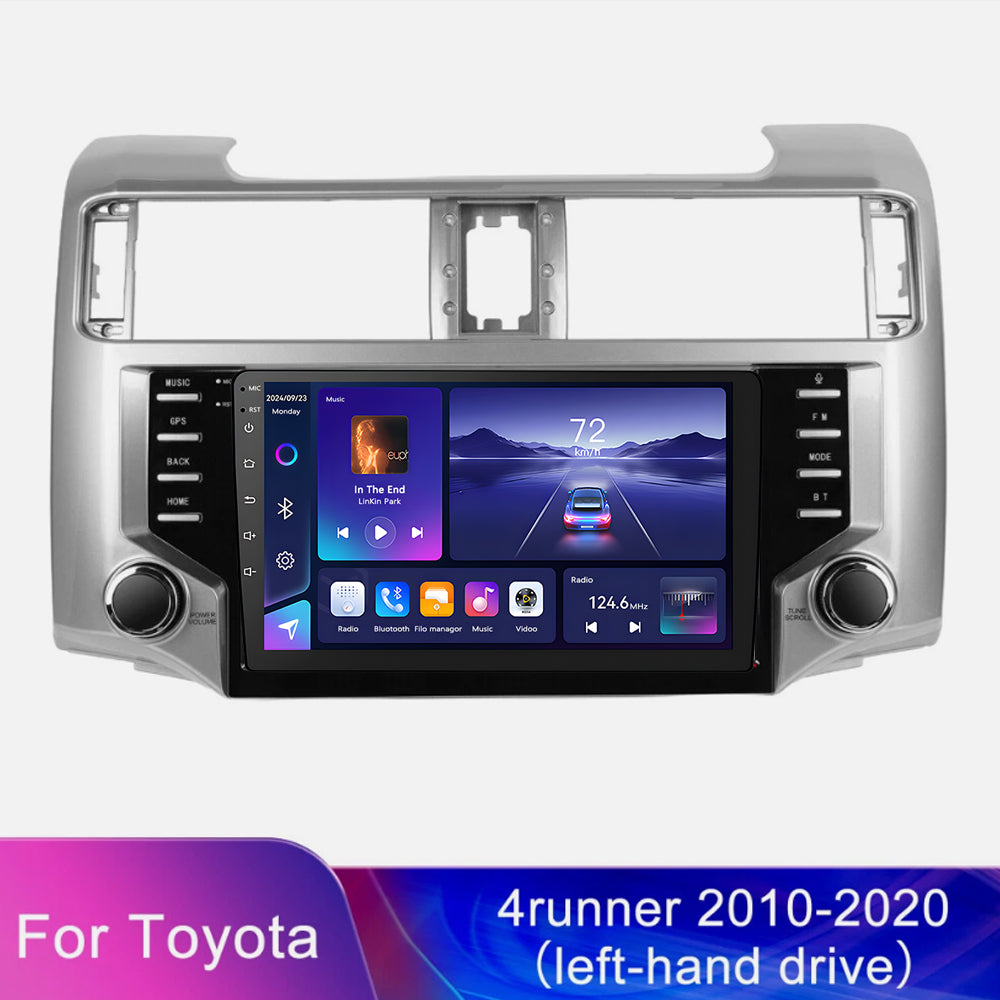GPS For Toyota 4Runner 2010-23 2Din Car Radio 9" Stereo Navigator Apple Carplay