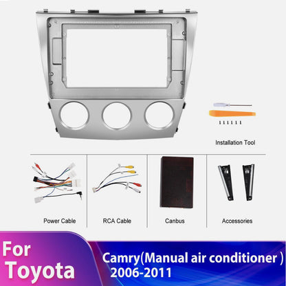 2Din Car Radio 9" Stereo Apple Carplay GPS Navi For Toyota Camry 2006-2011