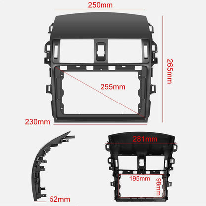 GPS For Toyota 2009-2013 Corolla 2Din Car Radio 9" Stereo Apple Carplay