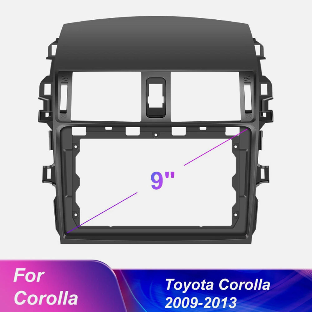 Navigator GPS 2Din Touchscreen Car Radio 9" Stereo For Toyota 2006-2013 Corolla