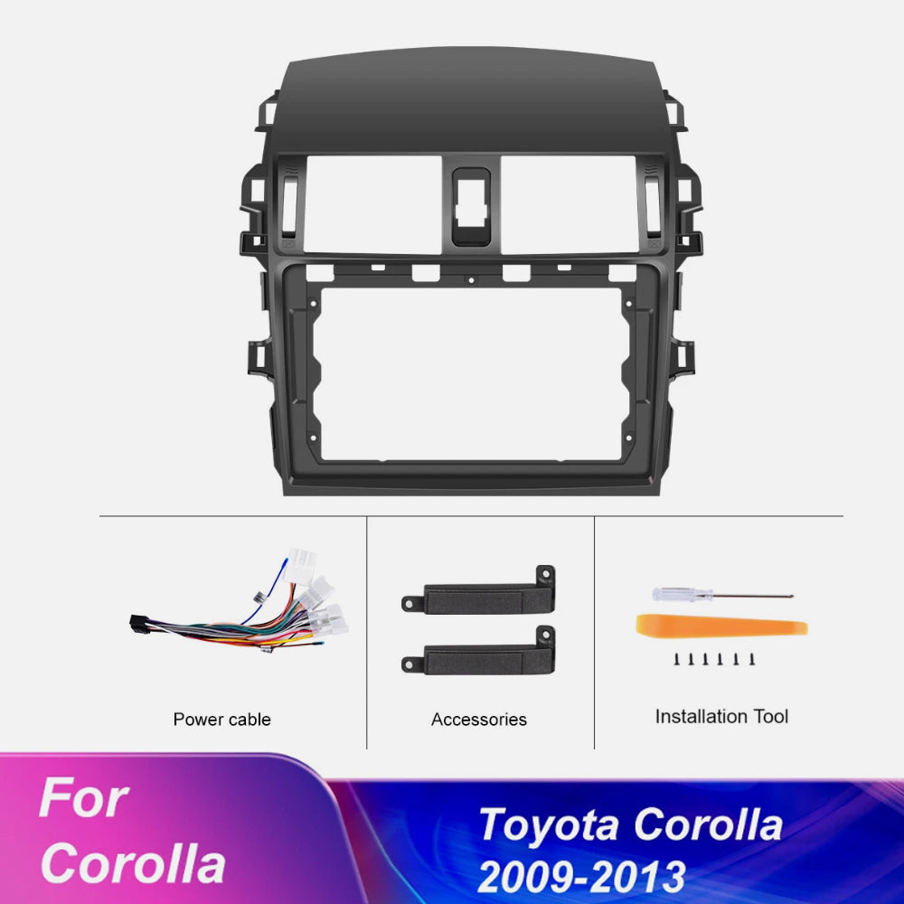 Navigator GPS 2Din Touchscreen Car Radio 9" Stereo For Toyota 2006-2013 Corolla