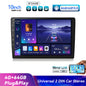10" Universal 4+64G 4Core Car Stereo Radio Apple Carplay Android 15.0 GPS FM BT WIFI Navi